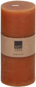 Stĺpiková sviečka Arti Casa, oranžová, 7 x 16 cm