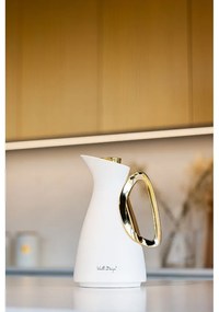 Termoska v bielo-zlatej farbe 1 l Alessia – Vialli Design