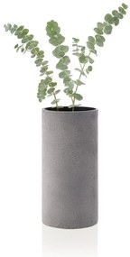 Sivá váza Blomus Bouquet, výška 24 cm