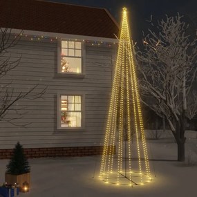 Vianočný stromček kužeľ teplé biele svetlo 1134 LED 230x800 cm 343498