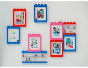 Modrý rámček na fotku LEGO®, 19,3 x 26,8 cm