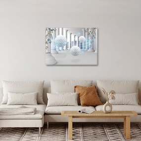 Abstraktný obraz v antickom štýle (70x50 cm)
