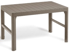 Allibert Záhradný stôl Lyon, kapučínová 232296