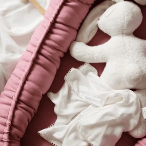 Bambusová zavinovačka s čipkou vanilka 80x100 cm