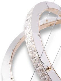 Toolight Toolight, LED stropné osvetlenie 50cm, 42W, 4000K, 2500lm, MS012-CP, ružové zlato, OSW-09624