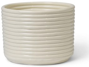 Ferm Living Obal na kvetináč Corduroy Off White