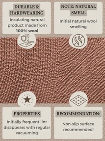 Koberec Hanse Home Calmio ružový kruh