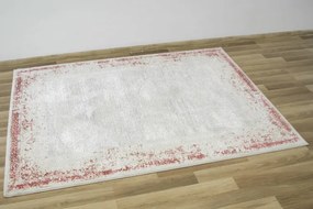 Koberec DAVINCI 2391A červený / krémový