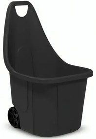 Vozík na záhradný odpad Blumax CADDY, 60 lit., čierny (50 x 60 x 84 cm)