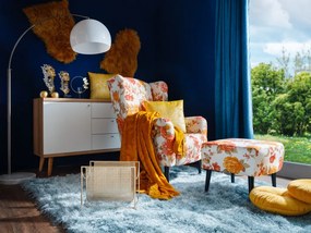 Deka Ornament XXL 180x220 cm, horčicová žltá