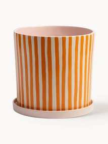 Ručne maľovaný kvetináč z porcelánu Ray