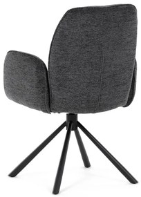 Autronic BONTEC Jedálenská stolička, čierna, látka, DCH-D1330 BK2 Farba: Čierna