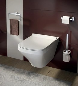 Gedy Gedy, ELBA WC kefa závesná, mliečne sklo, chróm, A033313