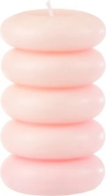 Stĺpová sviečka MACARON 11,5 cm ružová
