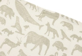Plienky 3 ks 70x70 cm Animals Olive Green