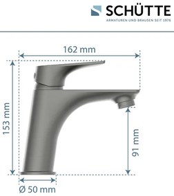 Schütte Umývadlová batéria BOSTON (grafit matná)  (100367168)