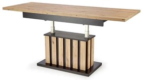 Konferenčný stolík Baretti, dub artisan / čierna