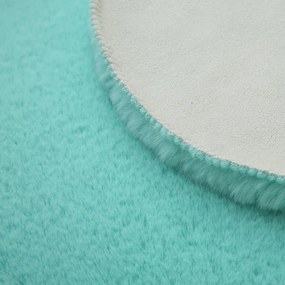 Syntetická kožušina v mentolovej farbe 60x180 cm Caty – Ayyildiz Carpets