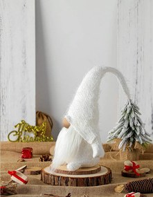 Tutumi - Vianočný trpaslík 50cm YX068, biela, CHR-09547