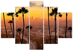 Obraz - Panorama Los Angeles (150x105 cm)