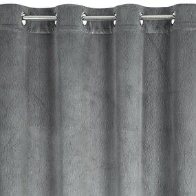 ZATEMŇOVACÍ ZÁVES NA KRÚŽKOCH LILI 140X250 CM SIVÁ