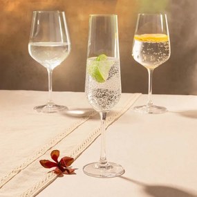 Sada štyroch pohárov na stopke BRILLIANT na šampanské ALL 952511 200 ml
