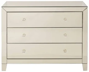 Luxury komoda s 3 zásuvkami svetlo béžová