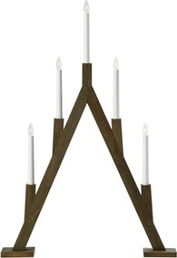 Tmavohnedá vianočná svetelná dekorácia Bjurfors – Markslöjd