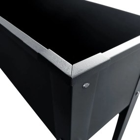 Vyvýšený záhradný záhon BestBerg KT-100 / 100 x 30 x 80 cm / sivá