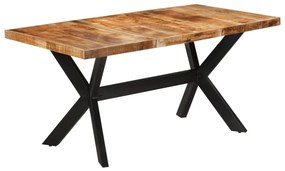 Jedálenský stôl 160x80x75 cm, surový mangový masív 351704