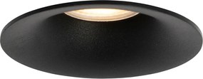 Inteligentné zapustené bodové svietidlo čierne vrátane Wifi GU10 50mm - Gijs