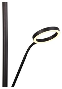 Čierna LED stojacia lampa (výška 180 cm) Willis – Trio