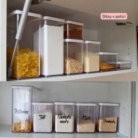 Dóza na potraviny Rotho Loft - LASAGNE, biela