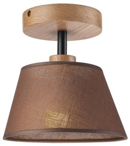 Prisadený luster ANTONIO 1xE14/40W/230V hnedá