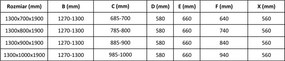 Mexen Apia, sprchový kút s posuvnými dverami 130 (dvere) x 70 (stena) cm, 6mm číre sklo, chrómový profil, 840-130-070-01-00