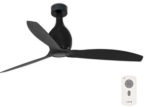 FARO 32030 - Stropný ventilátor MINI ETERFAN čierna pr. 128 cm + diaľkové ovládanie