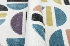 Koberec LIMA M045A ružový / modrý / krémový