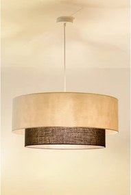 BRILAGI - LED luster na lane BOHO STYLE 3xE27/15W/230V pr. 60 cm krémová/hnedá