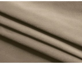 Béžová zamatová pohovka 319 cm Ekahi – Makamii