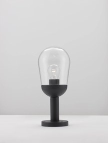 Vonkajšia záhradná lampa Omika B 15 tmavo sivé