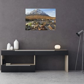 Obraz - Hora s riekou (70x50 cm)