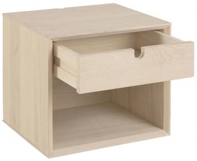 Nočný stolík Century II bielený dub