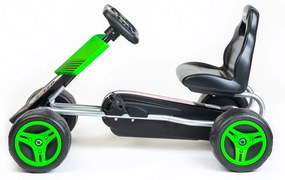 Detská šliapacia motokára Go-kart Baby Mix Speedy zelená