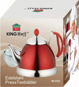 Kinghoff Varná kanvica na vodu 1 l, modrá