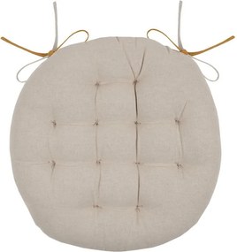 Oboustranný podsedák na židli DUO 38 cm medový/béžový