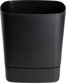 PLASTOVÝ KVETINÁČ CUBI 25X27,5 CM ČIERNA