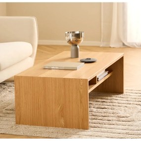 Konferenčný stolík v dekore duba v prírodnej farbe 60x120 cm Arlon – Actona