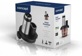 Concept RM3300 - Kuchynský robot so strúhadlom 1000W/230V čierna/nerez