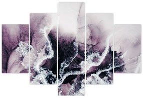Obraz - Fialový mramor N⁰2 (150x105 cm)