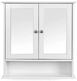 Zrkadlová skrinka VASAGLE s dvojkrídlovými dverami LHC002